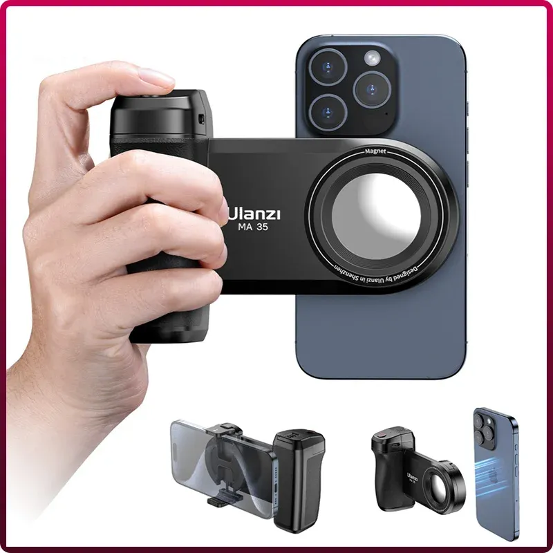 Magnetic Phone Camera Grip — Bluetooth Remote — Gullee Gadge — wholesale Tech & Gadgets by the case