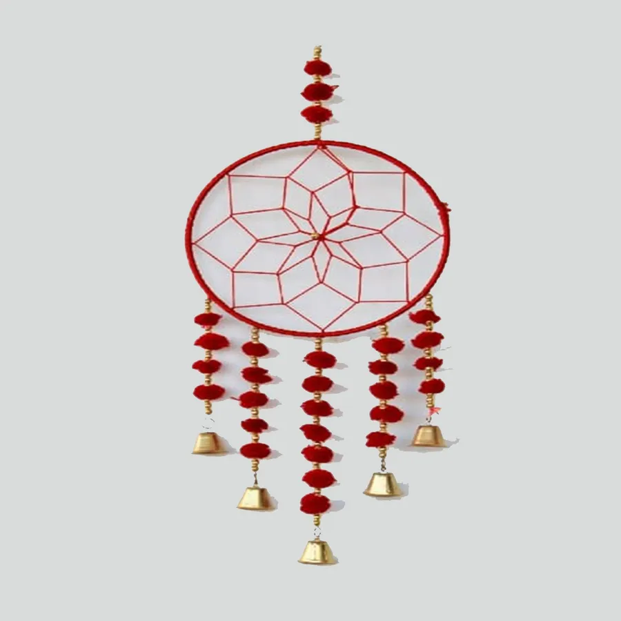 Wholesale Decorative Dream Catcher with Pearls & Bells (Sold by 10 PCS) — wholesale Home & Décor by the case