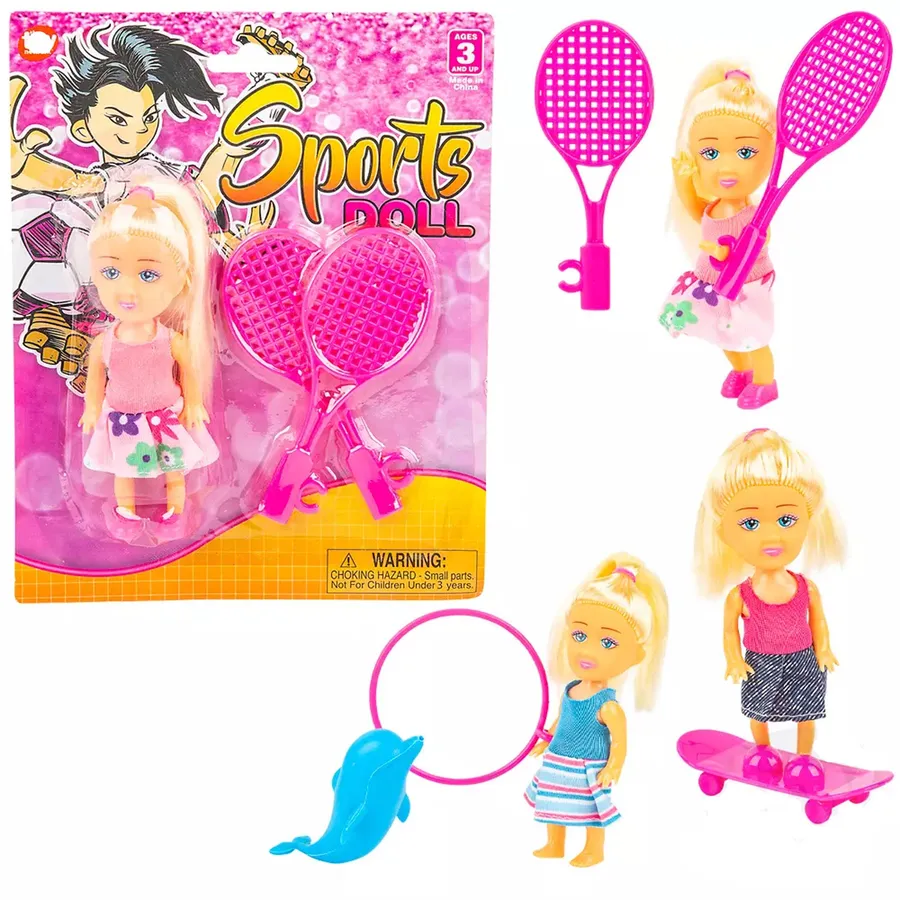 Colorful Doll Toy For Girl's- Assorted — wholesale Toys & Games by the case
