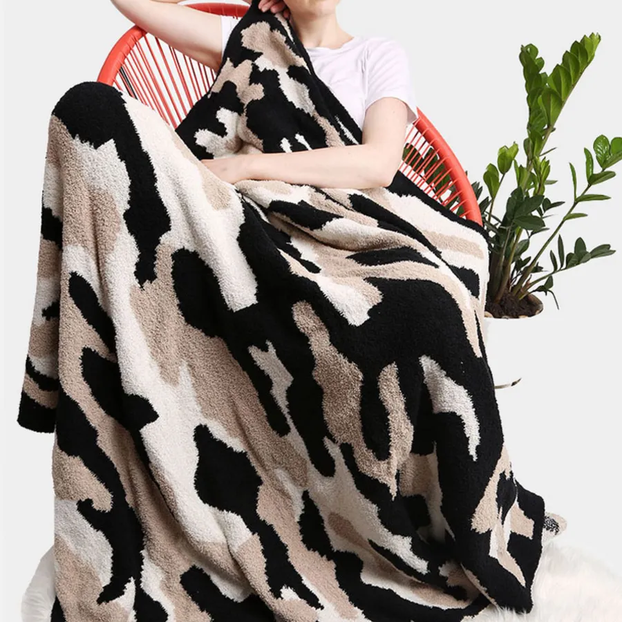 Trendy Patterned Throw Blanket - Assorted — wholesale Home & Décor by the case
