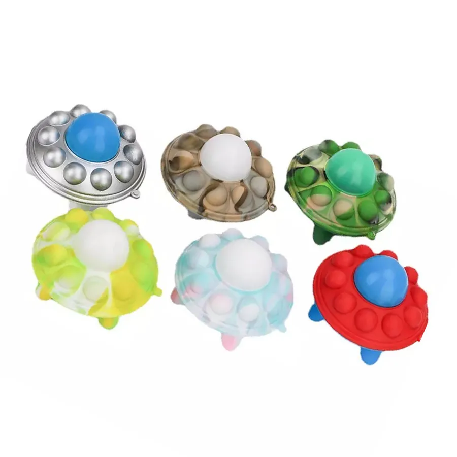 UFO Pop It Stress Relief Fidget Kids Toys Halloween — wholesale Fidgets & Sensory by the case