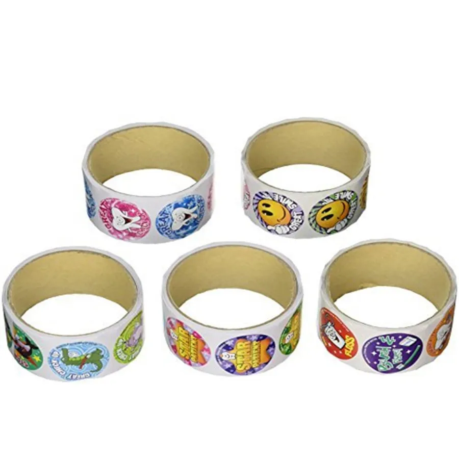 Dental Sticker Roll - Pack of 500 Sticke Keeraft Home Gifts — wholesale Stationery & Office by the case