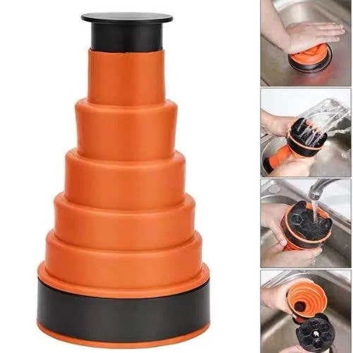 Efficient Kitchen Sink Plunger | Compact Drain Cleaner — wholesale Kitchen & Drinkware by the case