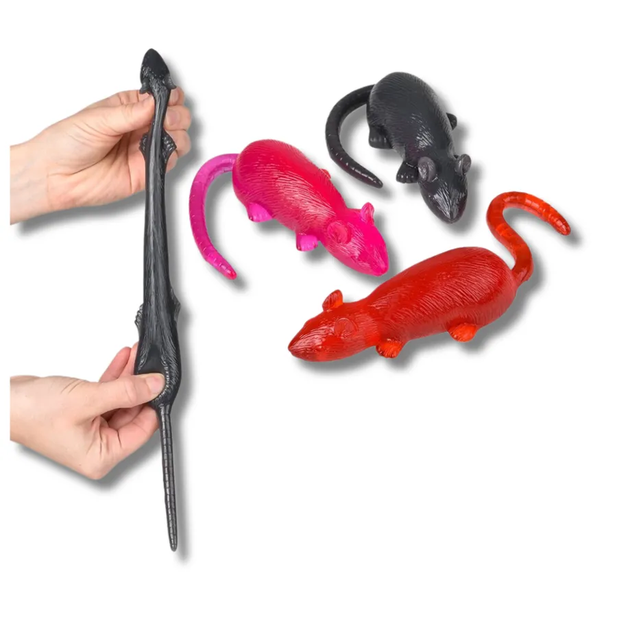 Rat Soft Stretchy Squishy Fidget Kids Toy In Bulk — wholesale Fidgets & Sensory by the case