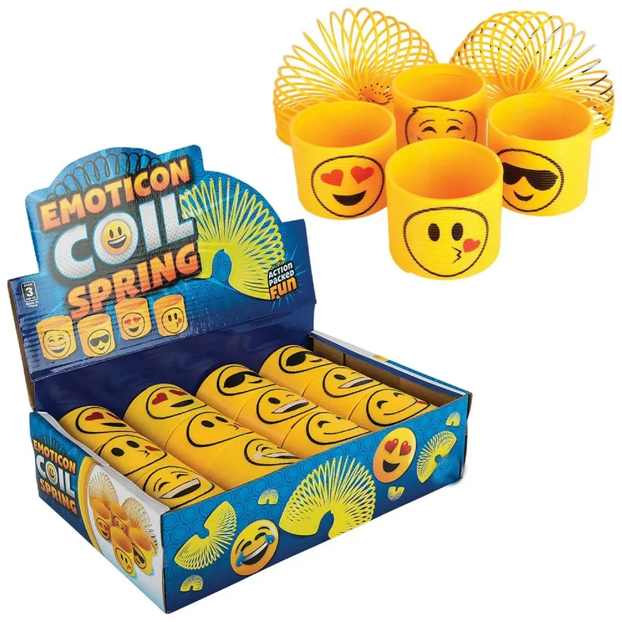 Emoticon Coil Spring Toy For Kids — wholesale Toys & Games by the case