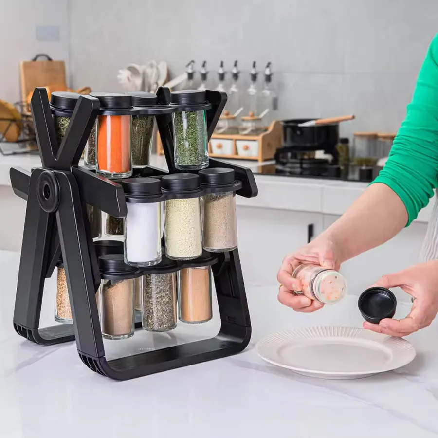 Plastic Rotating Spice Rack Organizer — wholesale More Wholesale Goods by the case