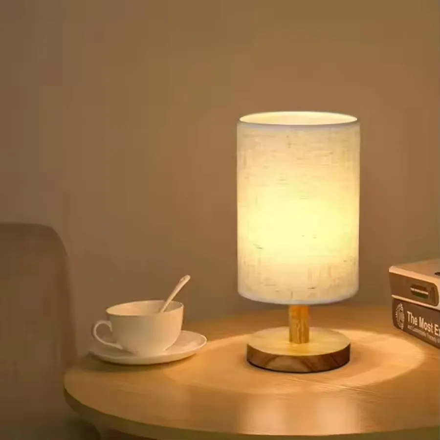 Solid Wood Creative USB Table Lamp For Home Décor — wholesale Tech & Gadgets by the case