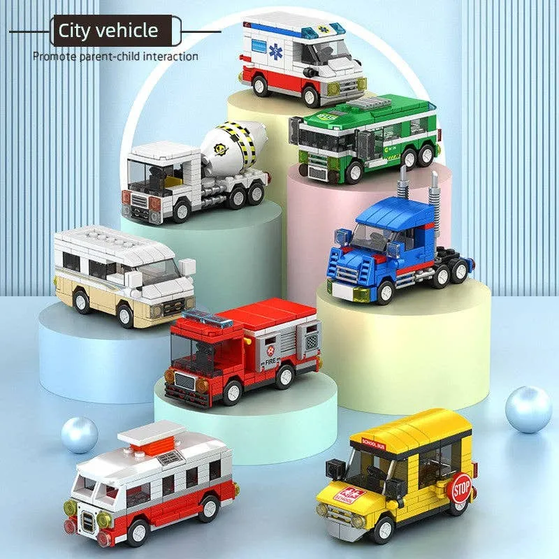 Vehicle Series Building Blocks Fire Truck in bulk — wholesale Toys & Games by the case