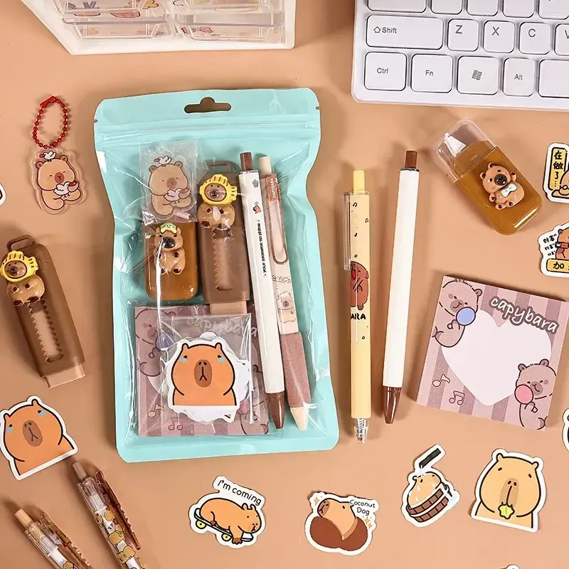 Capybara Stationery Gift Set for Kids – Back to school — wholesale Apparel & Accessories by the case