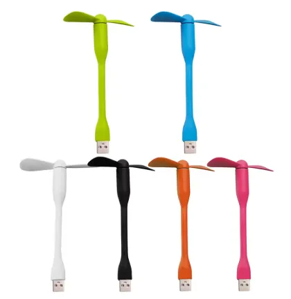 Assorted Mini USB Fan Flexible Portable Cooling — wholesale Tech & Gadgets by the case