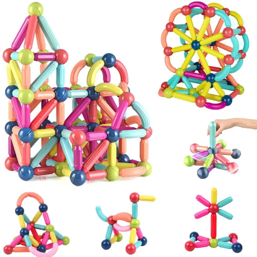 Magnet Building Blocks Sets - Back to School - in bulk — wholesale Toys & Games by the case
