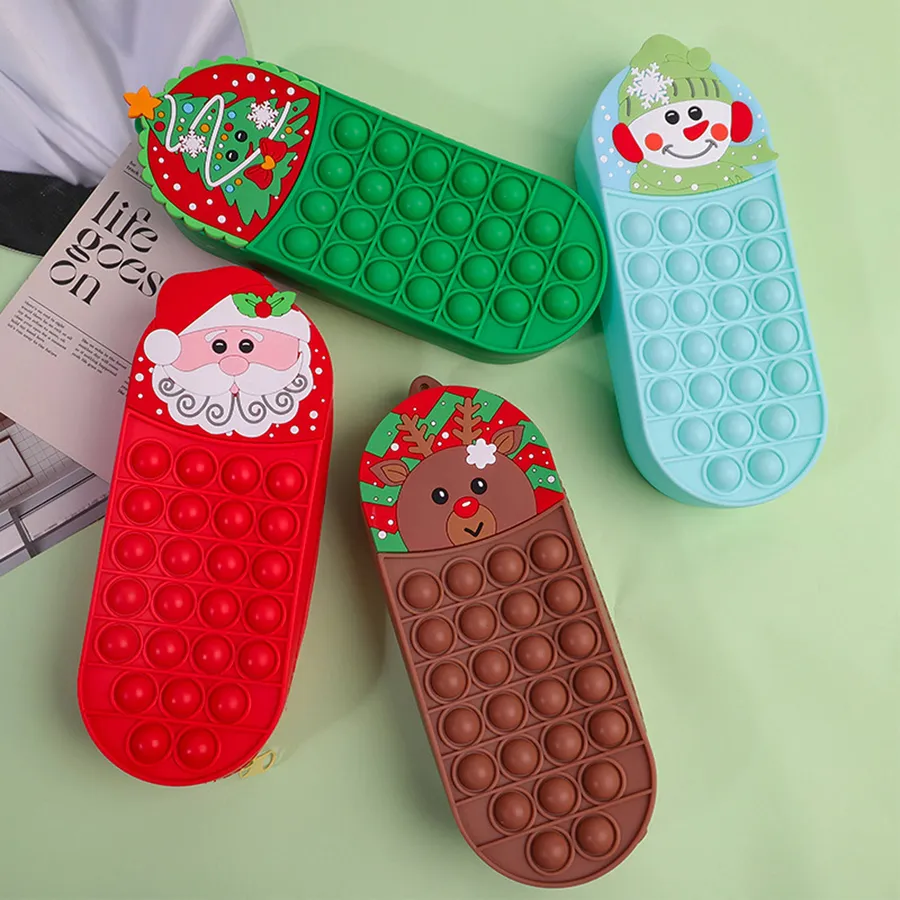 Pop Out Silicone Pencil Case For Valentine - Assorted — wholesale Seasonal & Holiday by the case