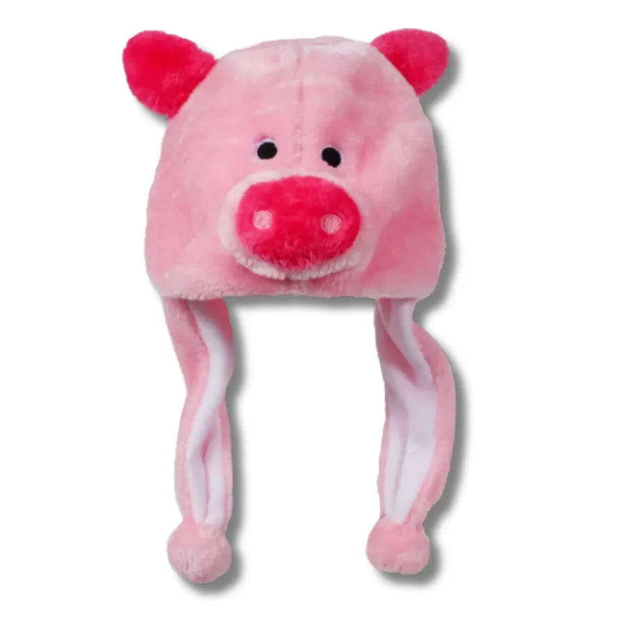 Plush Pig Themed Kids Hat — wholesale Plush & Squishies by the case