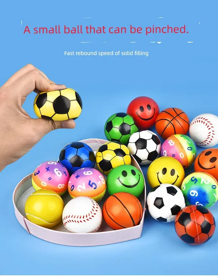 Pu Sponge Solid Soft Ball Gift Set in bulk — wholesale Toys & Games by the case