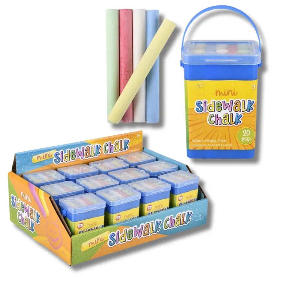 Mini Sidewalk Back To School Chalk For School Kids — wholesale More Wholesale Goods by the case