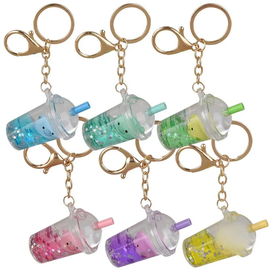 Blobfish Smoothie Liquid Clip On Keychain - Assorted — wholesale Keychains & Charms by the case