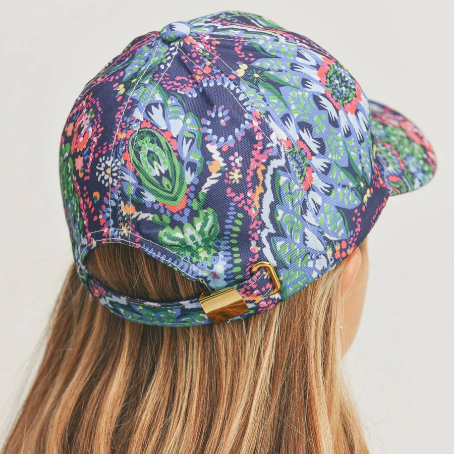 Floral Patterned Baseball Cap For Women's — wholesale Apparel & Accessories by the case