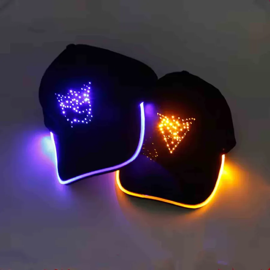 LED Light Up Baseball Cap - Assorted — wholesale Apparel & Accessories by the case