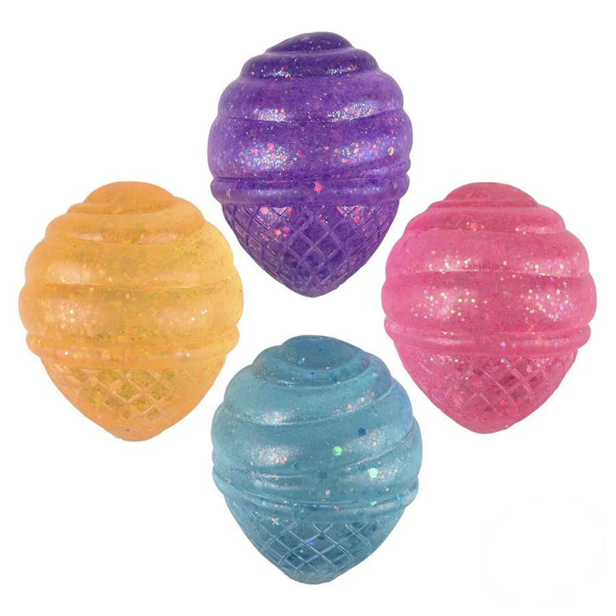 3.5" Squeezy Sugar Ice Cream Cone Fidget toy — wholesale Fidgets & Sensory by the case