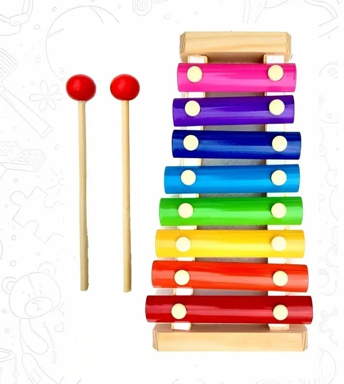 Wooden Xylophone with 8 Sounds for Kids High Quality, Safe, and Fun Developmental Musical Toy — wholesale Tech & Gadgets by the case