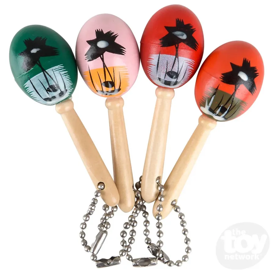 Mini Maraca Keychains In Bulk — wholesale Keychains & Charms by the case