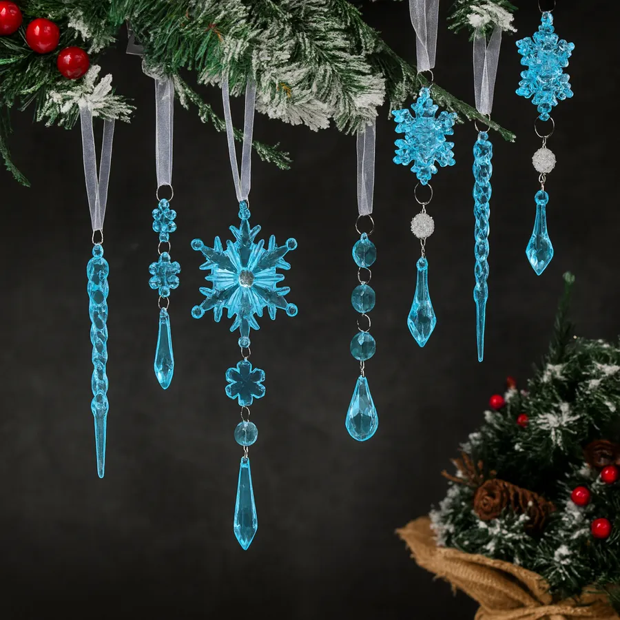 Christmas Acrylic Hanging Ornaments – Christmas Home Decor — wholesale Seasonal & Holiday by the case