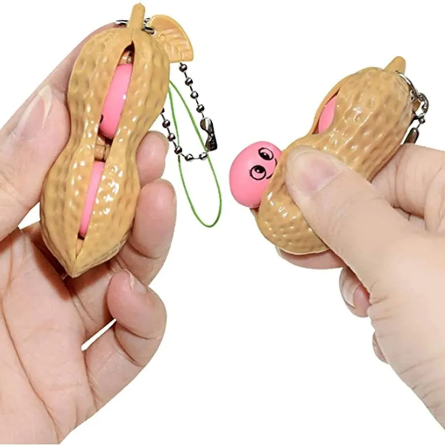 Peanut Keychain Fidget Kids Toys — wholesale Fidgets & Sensory by the case