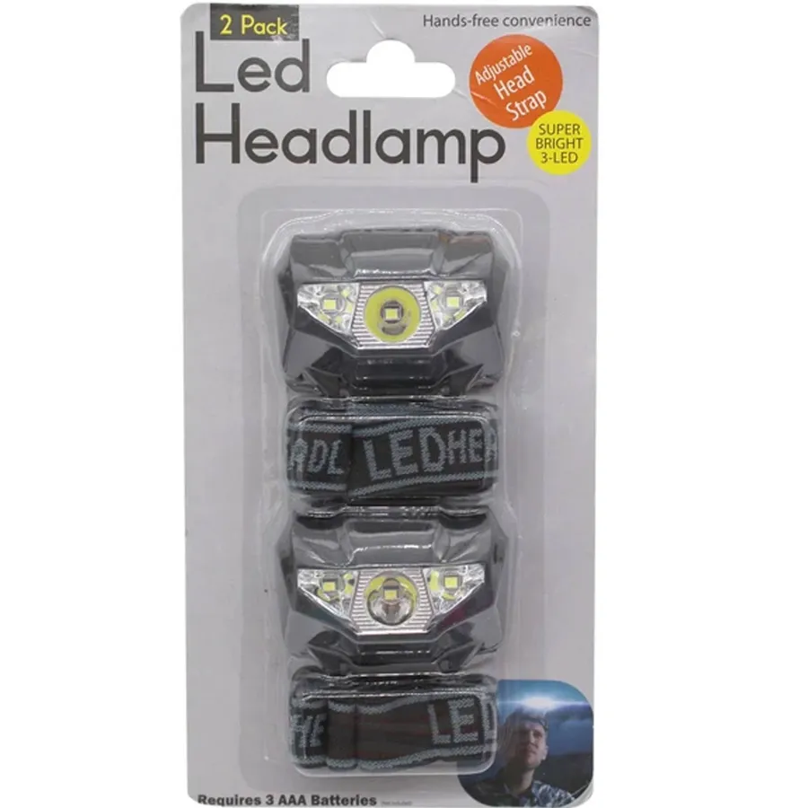 Power Lite Black Headlamp Pack — wholesale Home & Décor by the case