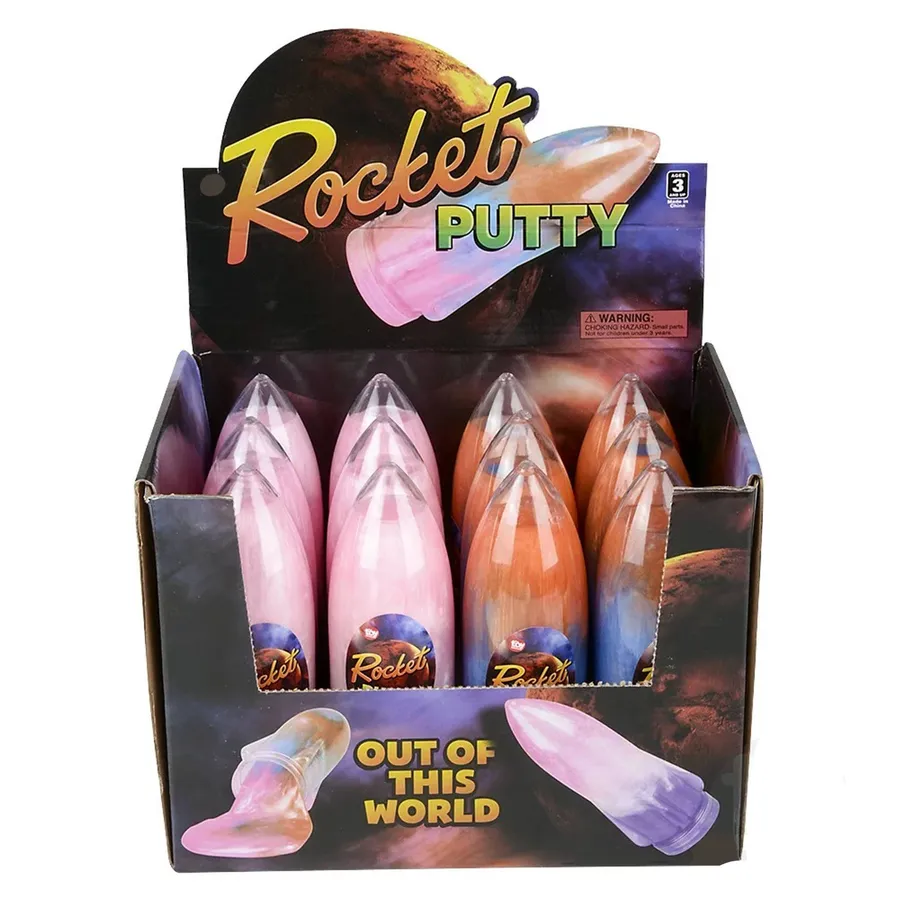Sensory Toy Rocket Putty Slime, Kids Space Fidget Putty — wholesale Fidgets & Sensory by the case