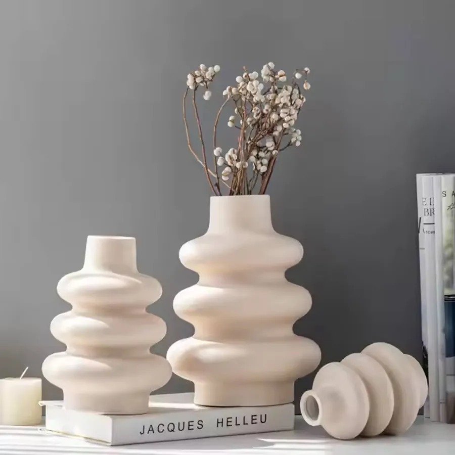 Decorative Ceramic Flower Vase For Decor - Assorted — wholesale Home & Décor by the case