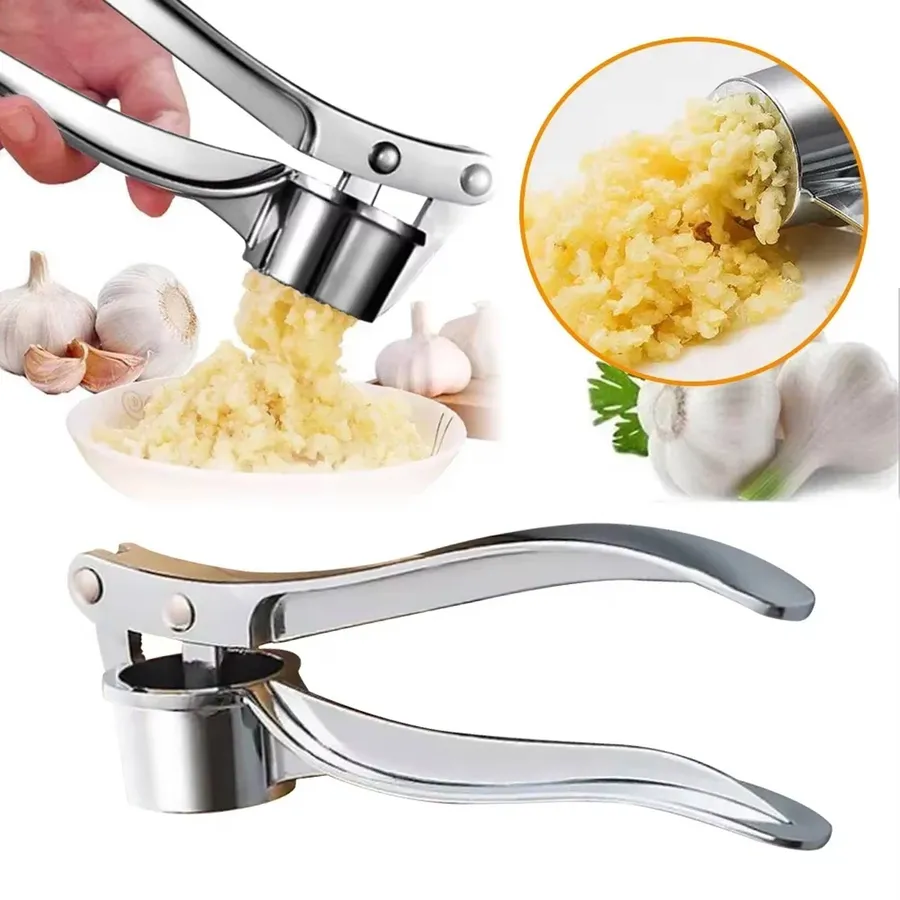 Stainless Steel Multifunction Handheld Garlic Crusher — wholesale Kitchen & Drinkware by the case