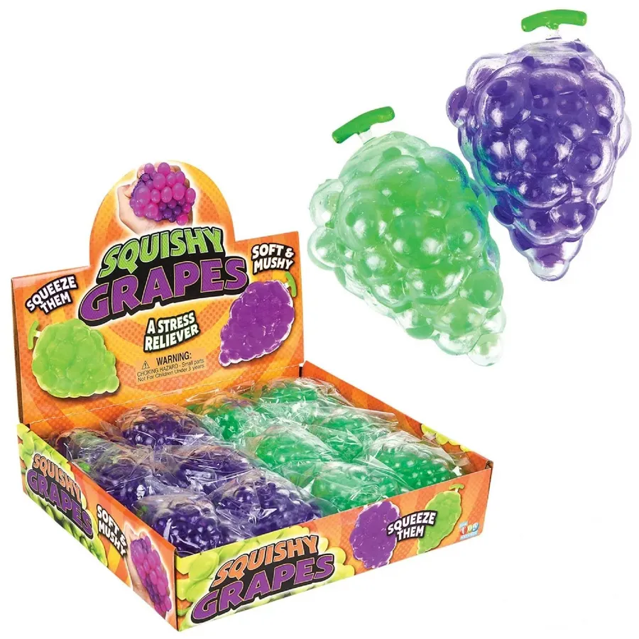 Squeezy Bead Grapes Toy In Bulk — wholesale Toys & Games by the case
