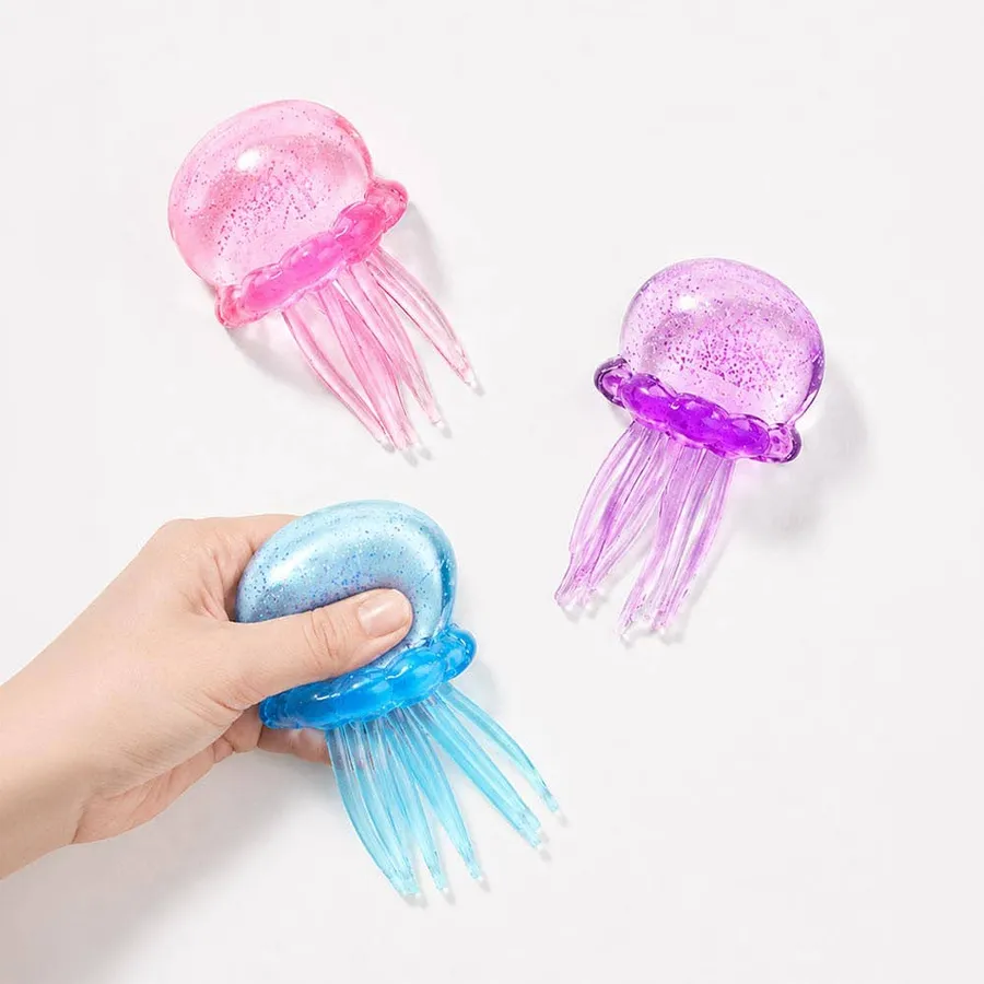 Squeeze Jellyfish Stress Relief Toy - Assorted — wholesale Fidgets & Sensory by the case