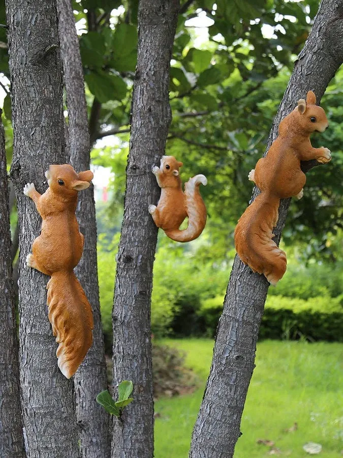 Animal Squirrel For Home & Garden- Assorted — wholesale Home & Décor by the case