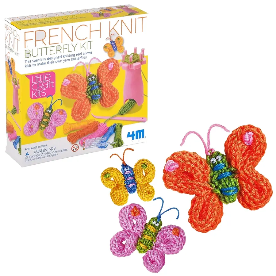 Knit Butterfly Kit For Little Craft For Kid — wholesale Toys & Games by the case
