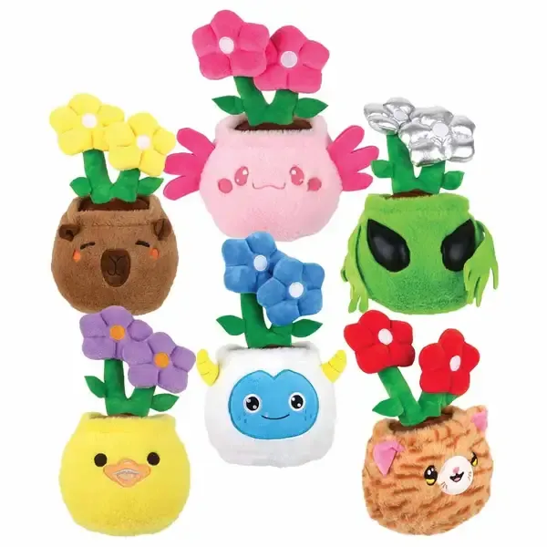 Plush Flower Animal Themed Kids Toy - Assorted — wholesale Plush & Squishies by the case