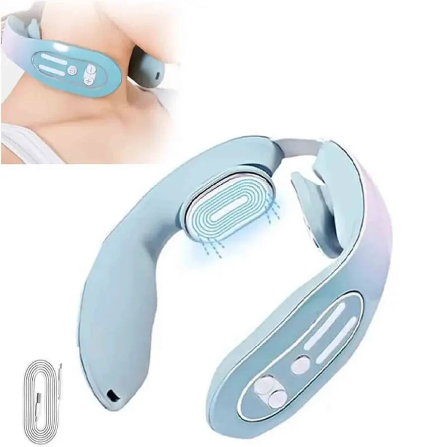 Rechargeable Neck Massager Hot Compress — Gullee Gadgets — wholesale Tech & Gadgets by the case