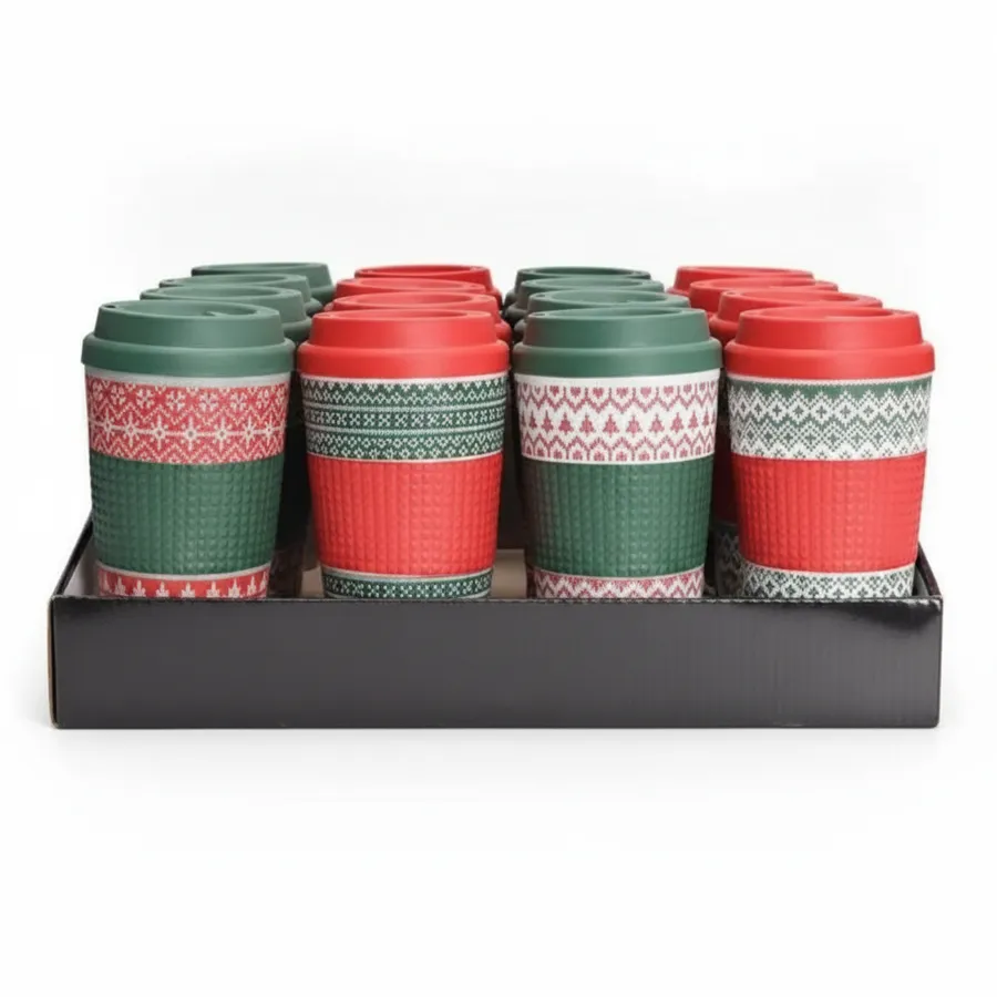 Holiday Travel Mug - Insulated Christmas Tumbler — wholesale Seasonal & Holiday by the case