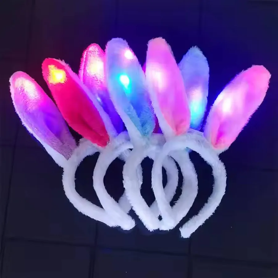 Glowing Bunny Ear Headband For Kids - Assorted — wholesale Apparel & Accessories by the case