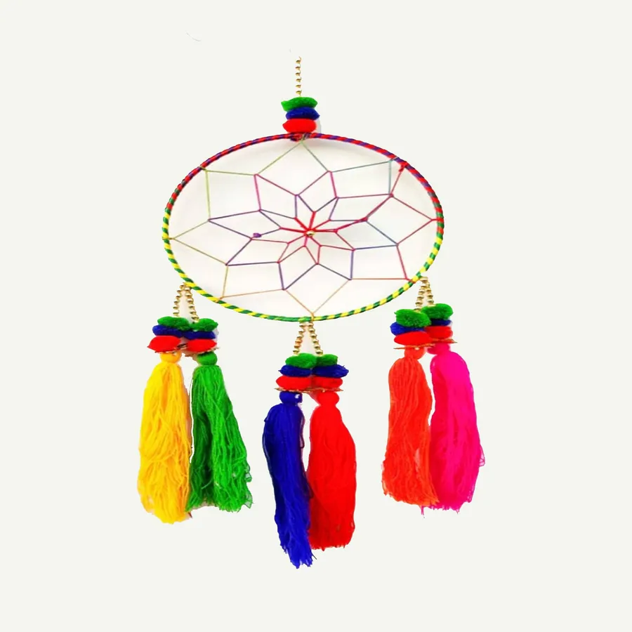 Wholesale Handicraft Woolen Tassel Dream Catchers For Wall Hanging (Sold by 10 PCS) — wholesale Home & Décor by the case