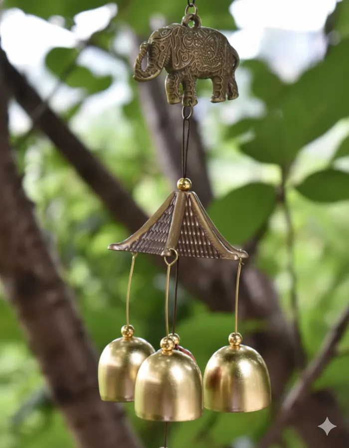 Metal Elephant Wind Chime – Good Luck Home Decor — wholesale Home & Décor by the case