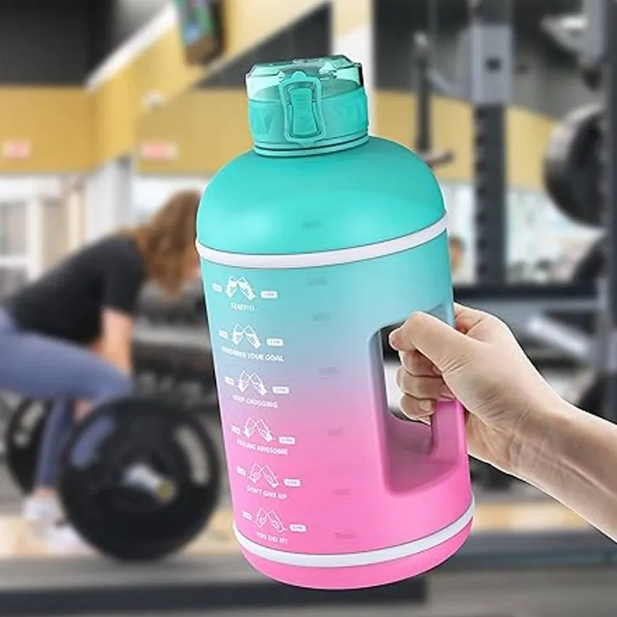Plastic Water Bottle With Measurement - Assorted — wholesale Kitchen & Drinkware by the case