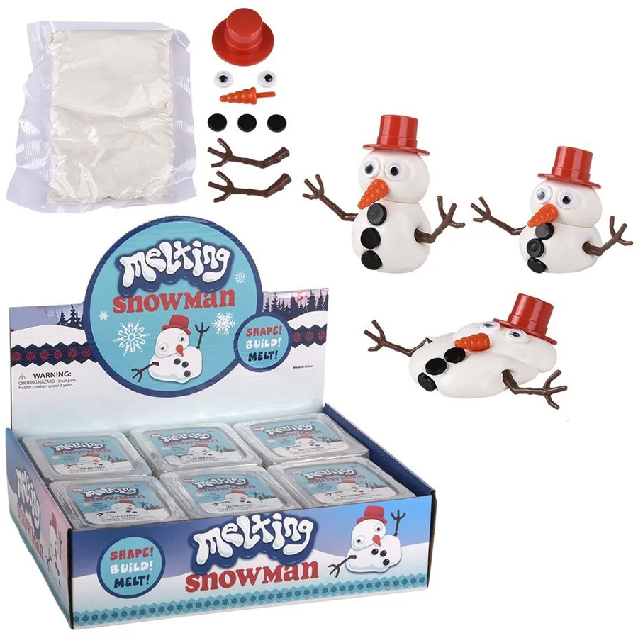 Wholesale Melting Christmas Snowman Putty Fidget Kids Toy — wholesale Fidgets & Sensory by the case
