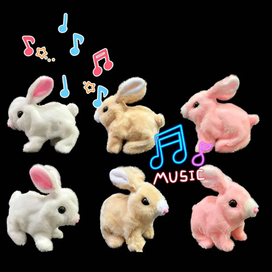 Fluffy Walking Bunnies Kids Toy- Assorted — wholesale Fidgets & Sensory by the case