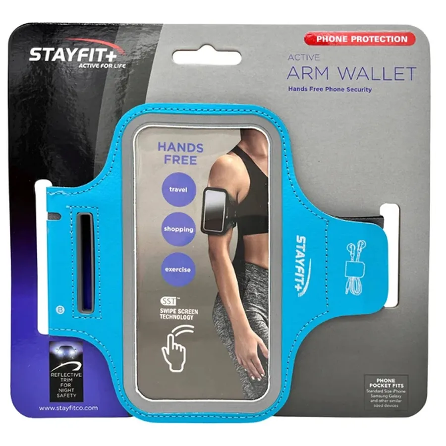 Teal Active Armband Wallet In Bulk — wholesale Bags & Backpacks by the case