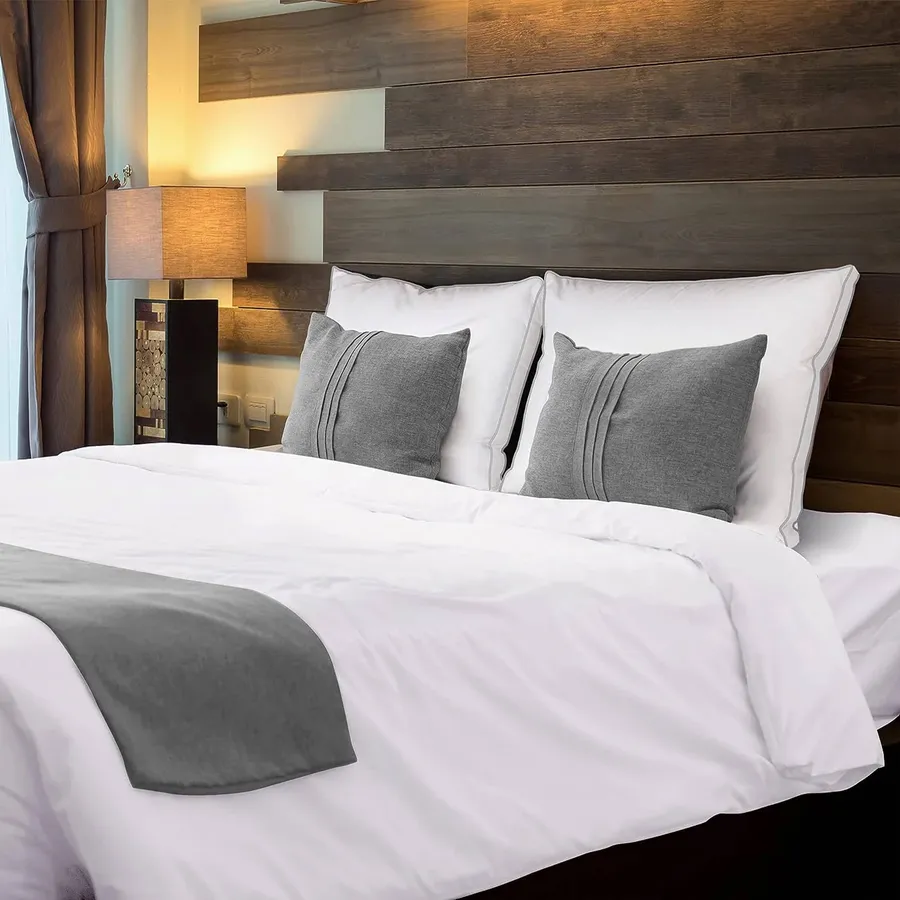 Gusseted Bed Pillow - Premium Hypoallergenic Fiber Fill, Standard Size — wholesale Home & Décor by the case