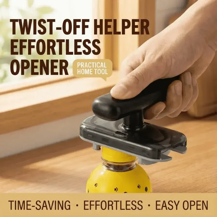 Ergonomic Bottle Opener and Can Opener - Multi-Size Adjustable Grip — wholesale Kitchen & Drinkware by the case