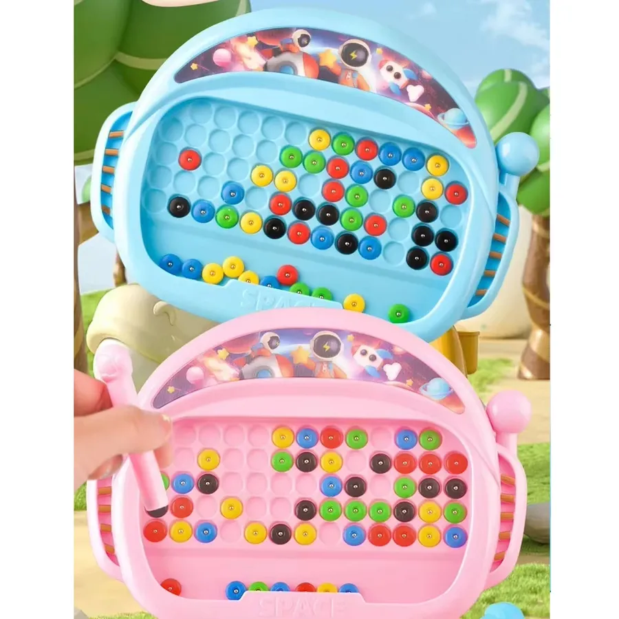 Educational Magnetic Dot Drawing Board for Kids - Assorted — wholesale Stationery & Office by the case