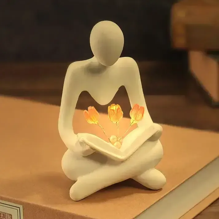 Tulip Glow Abstract Statue — wholesale Home & Décor by the case