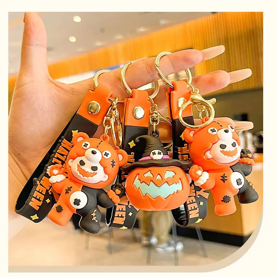 In Bulk Troublemaker Glow Keychain - Assorted — wholesale Keychains & Charms by the case